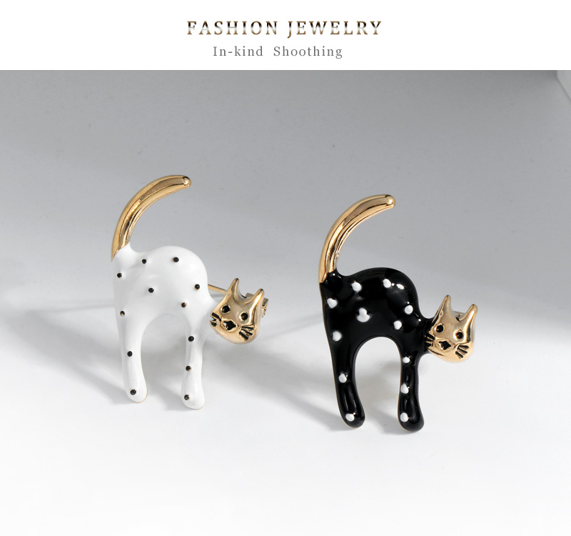 Fashion Cat Alloy Unisex Brooches display picture 2