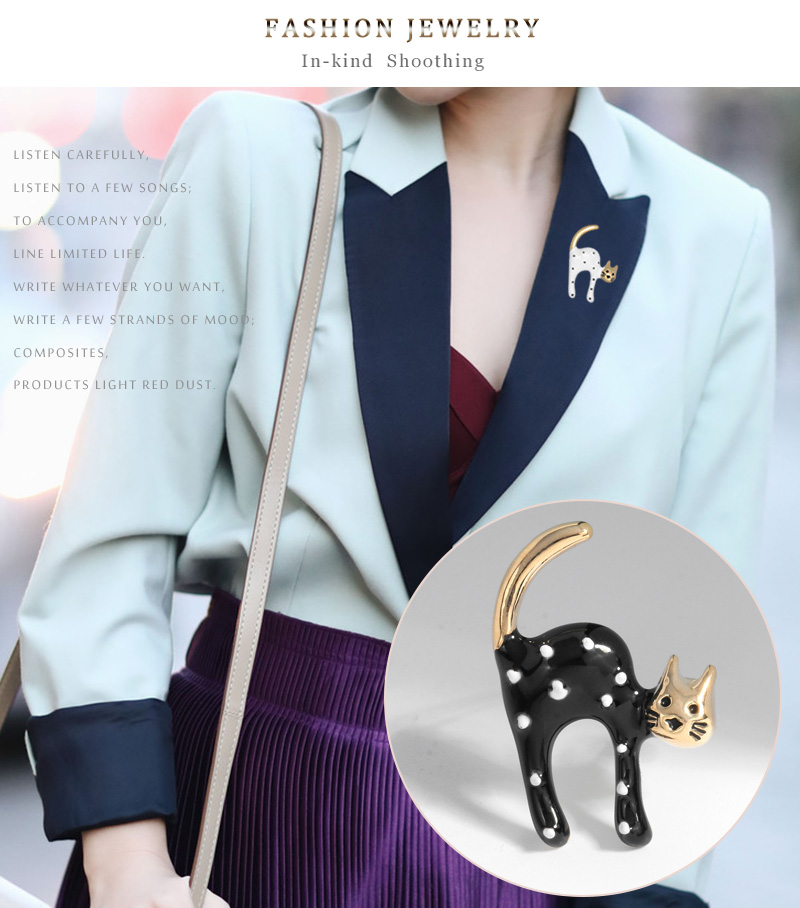 Fashion Cat Alloy Unisex Brooches display picture 8