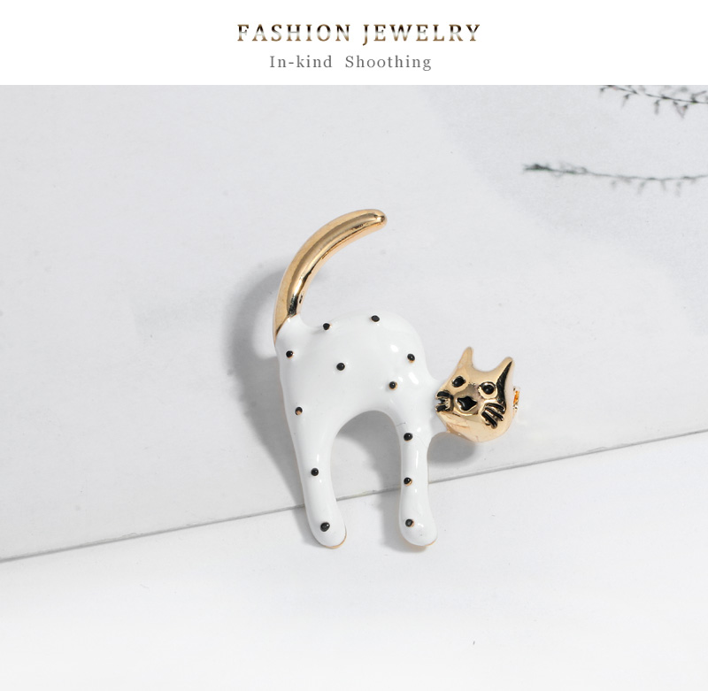 Fashion Cat Alloy Unisex Brooches display picture 5