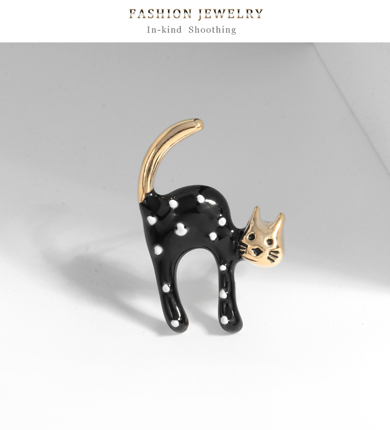 Fashion Cat Alloy Unisex Brooches display picture 4
