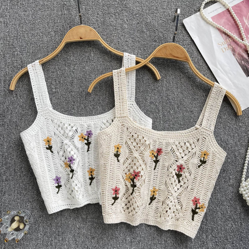 Women's Vest Tank Tops Patchwork Casual Flower display picture 1