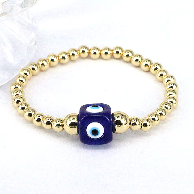 Einfacher Stil Teufels Auge Kupfer Perlen Armbänder display picture 6