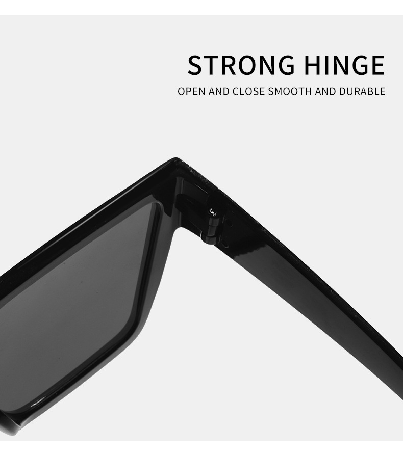 Fashion Solid Color Pc Resin Square Full Frame Women's Sunglasses display picture 2