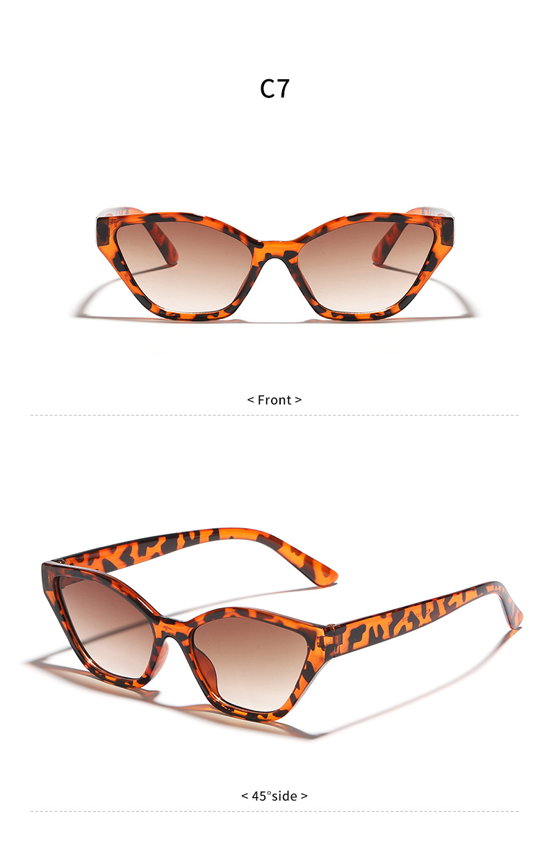 Vacation Solid Color Pc Resin Cat Eye Full Frame Women's Sunglasses display picture 15