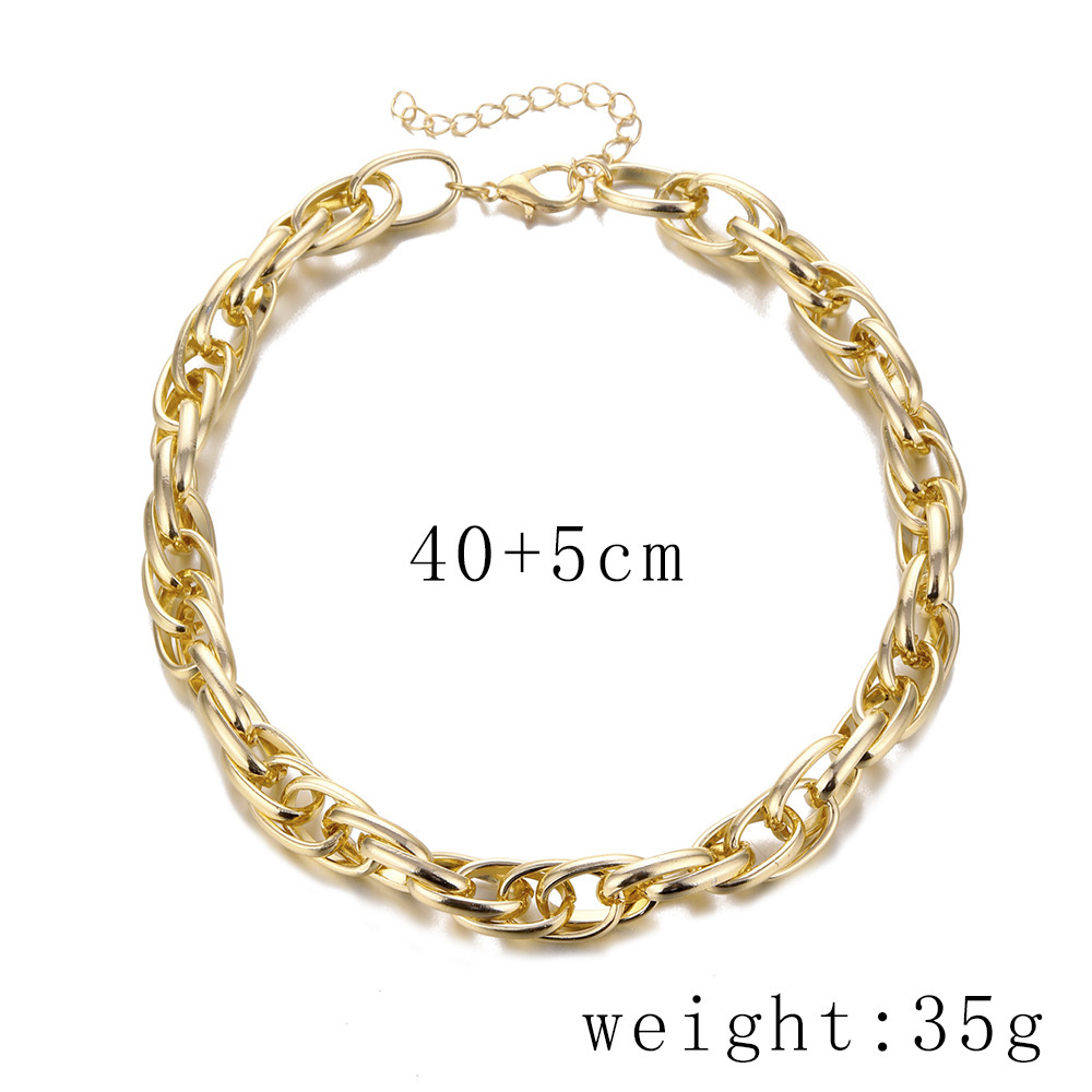 1 Piece Fashion Solid Color Alloy Plating Women's Necklace display picture 6