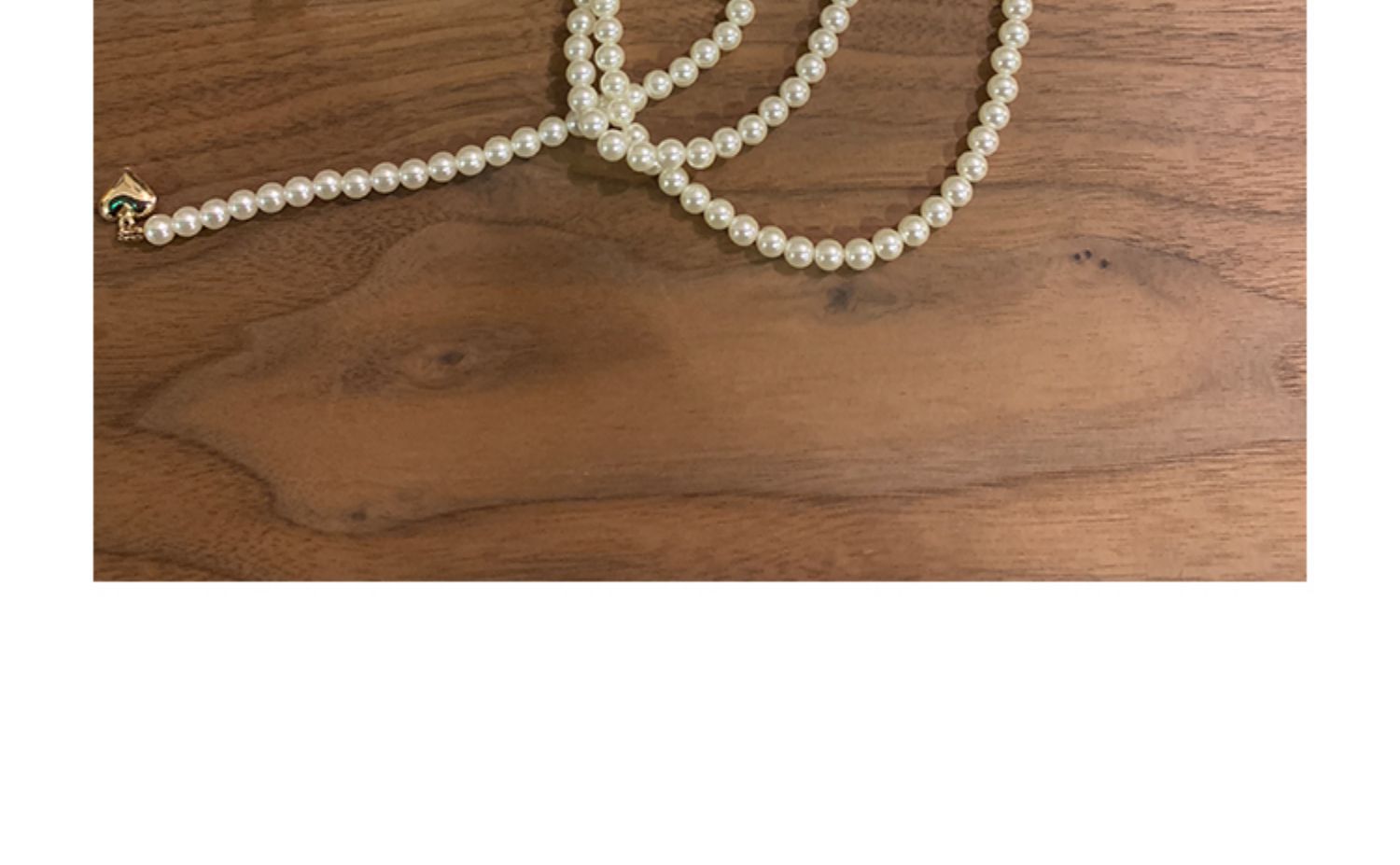 1 Stück Einfacher Stil Einfarbig Süßwasserperle Perlen Geschichtete Halskette display picture 5