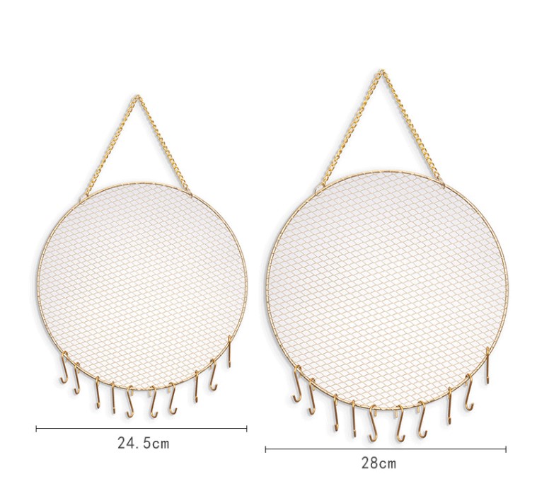 1 Piece Fashion Clouds Round Square Metal Hollow Out Jewelry Rack display picture 3