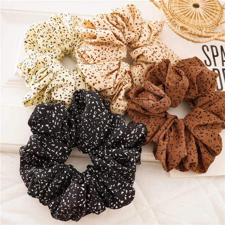 Fashion Polka Dots Cloth Hair Tie 1 Piece display picture 2