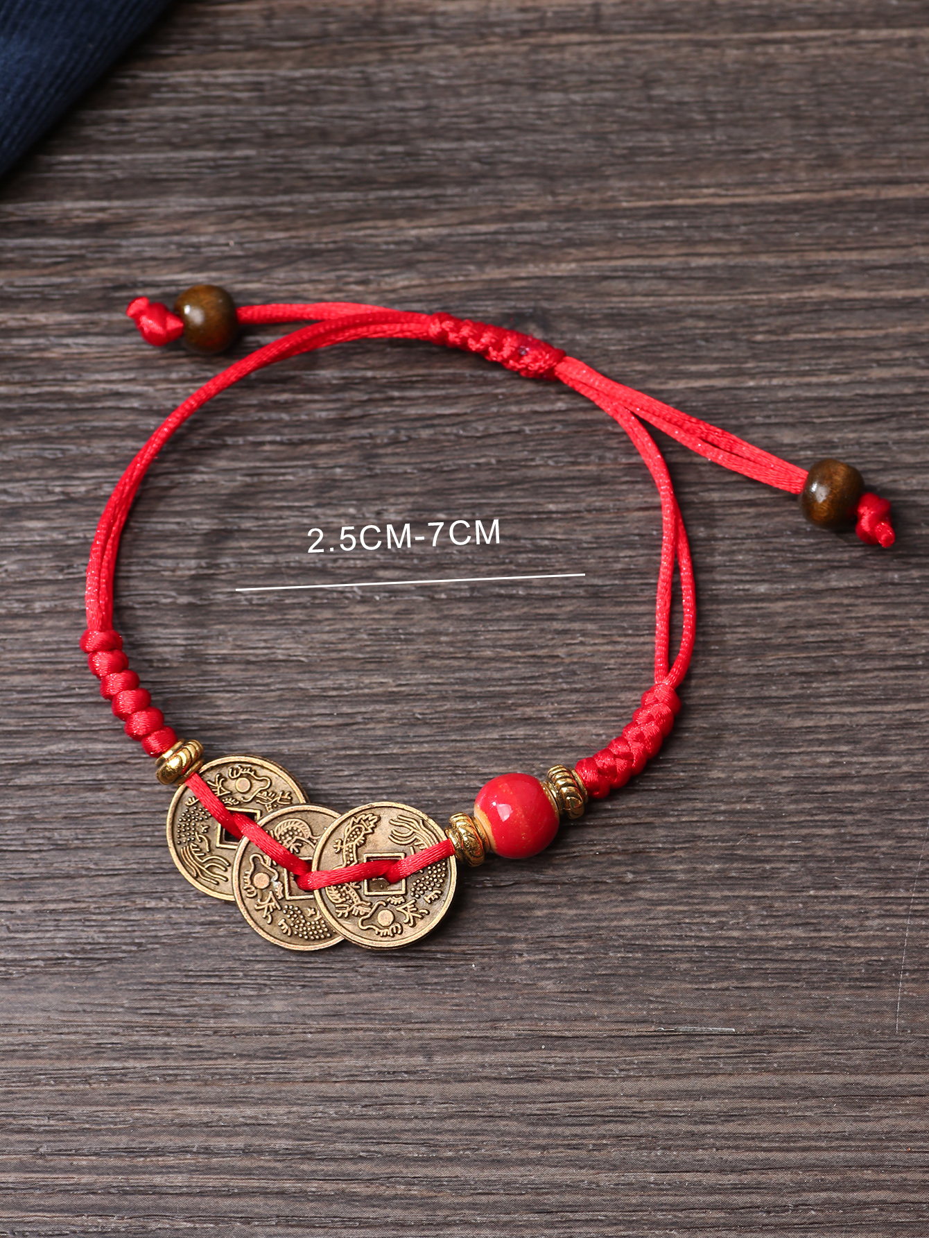 Ethnic Style Coin Dragon Alloy Rope Beaded Knitting Unisex Bracelets display picture 3