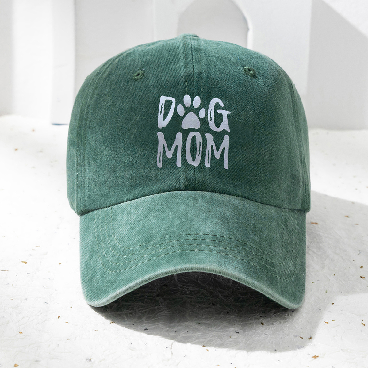 Unisex Fashion Letter Paw Print Printing Wide Eaves Baseball Cap display picture 5
