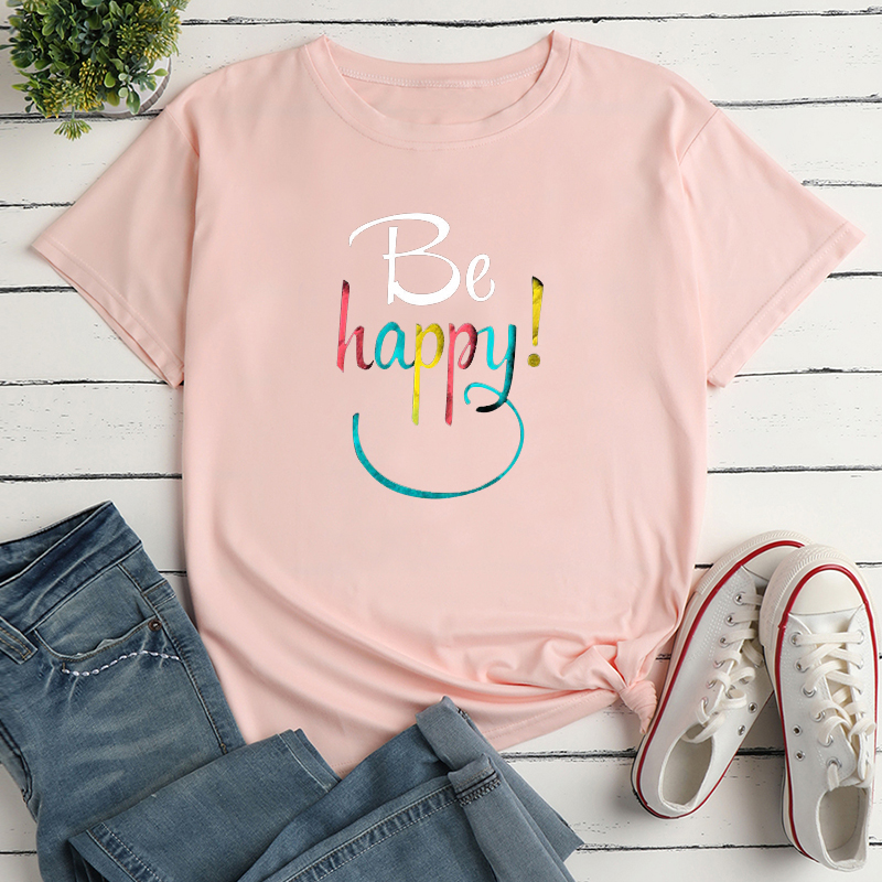 Women's T-shirt Short Sleeve T-shirts Printing Casual Letter display picture 7