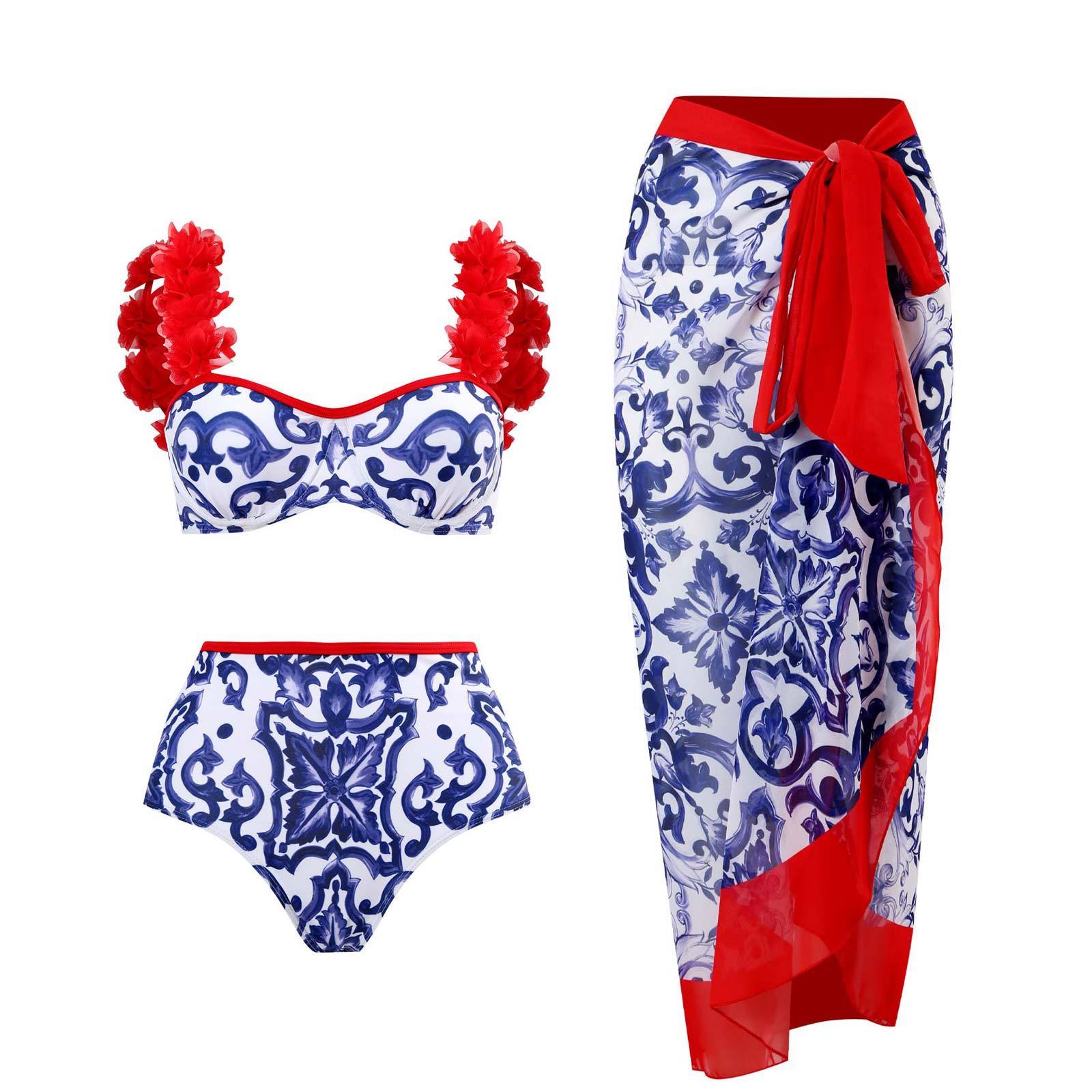 Mujeres Floral Ditsy Bikinis Traje De Baño display picture 17