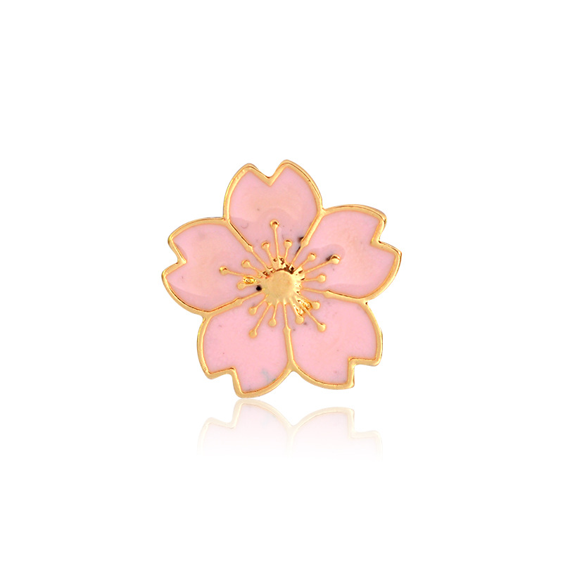 Fashion Flower Alloy Enamel Stoving Varnish Women's Brooches display picture 5