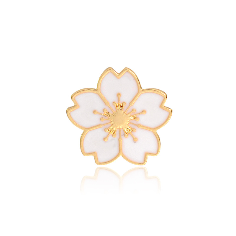 Fashion Flower Alloy Enamel Stoving Varnish Women's Brooches display picture 2