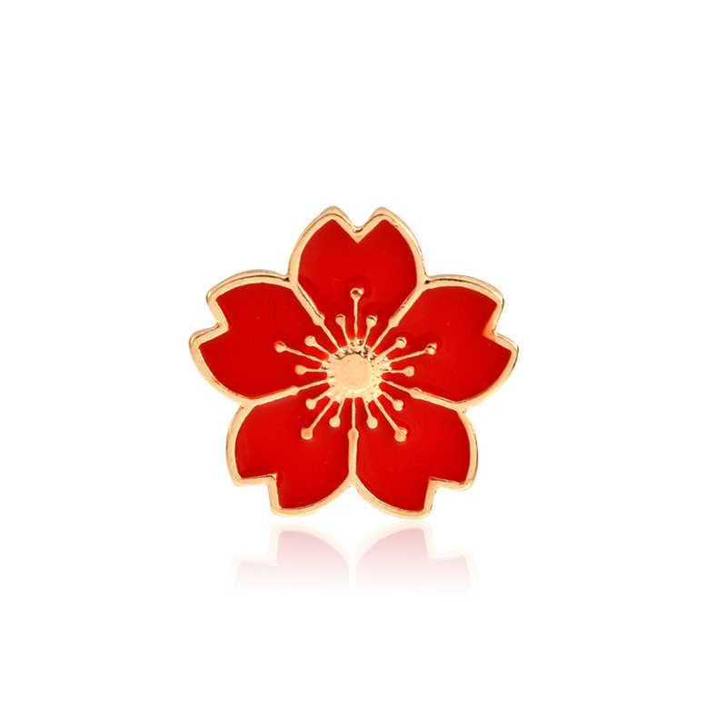 Fashion Flower Alloy Enamel Stoving Varnish Women's Brooches display picture 3