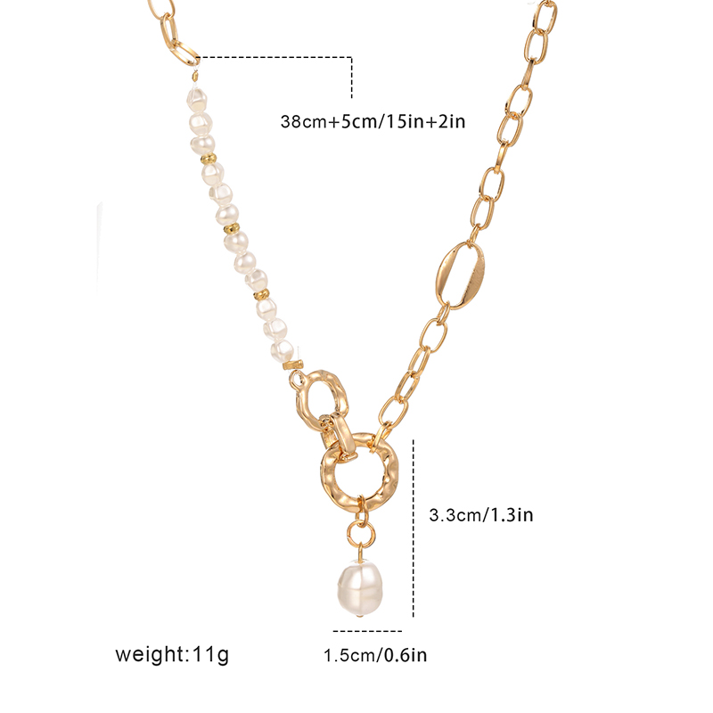 1 Piece Vintage Style Luxurious Fashion Human Face Cross Shell Alloy Scallop Plating Chain Women's Necklace display picture 2