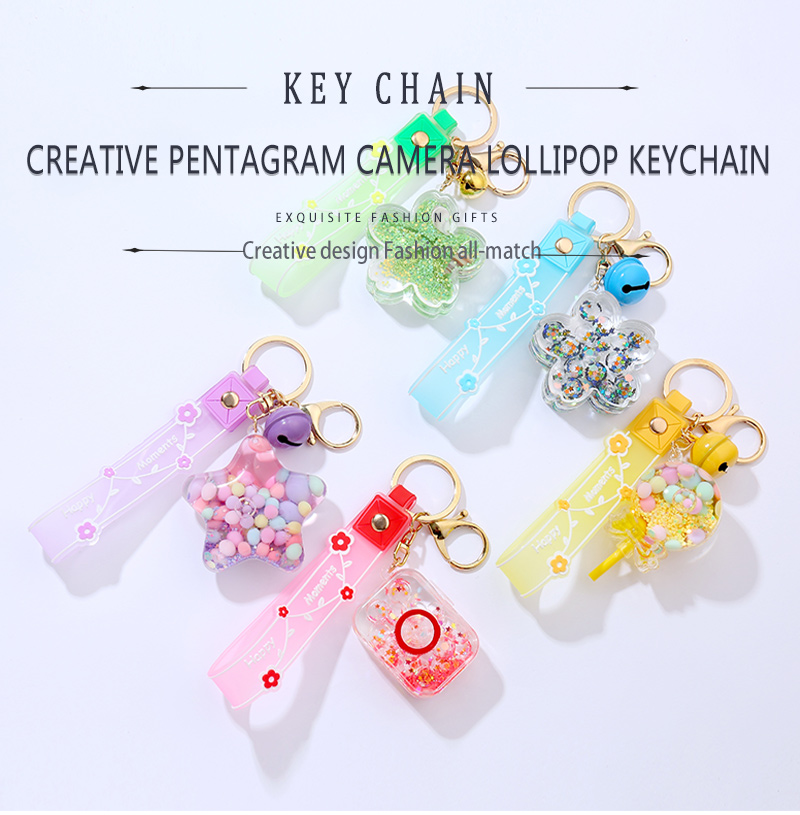 Cute Simple Style Star Pvc Arylic Acrylic Keychain display picture 1