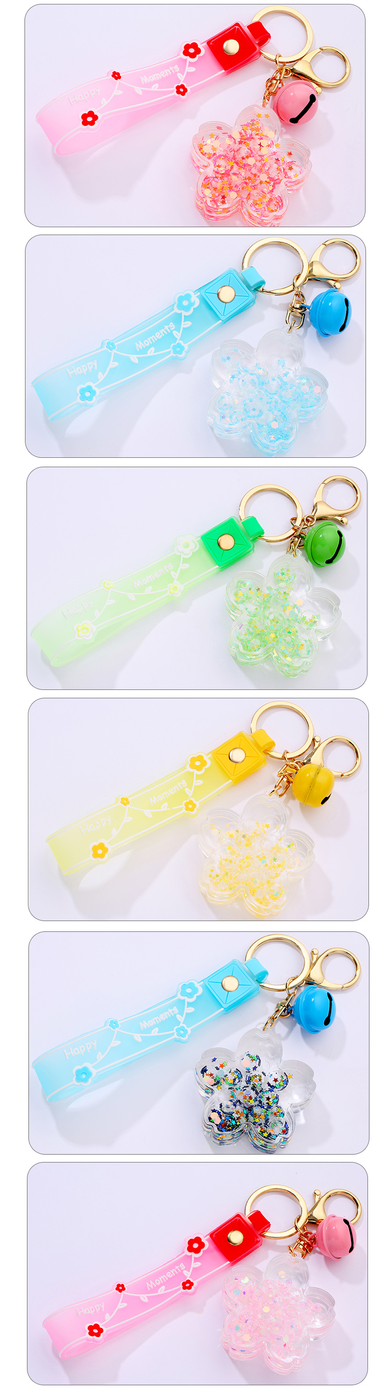 Cute Simple Style Star Pvc Arylic Acrylic Keychain display picture 10