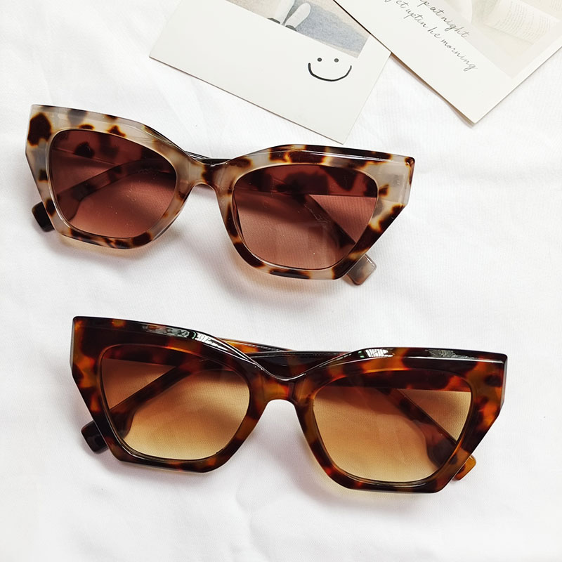 Fashion Color Block Pc Resin Cat Eye Patchwork Full Frame Women's Sunglasses display picture 5