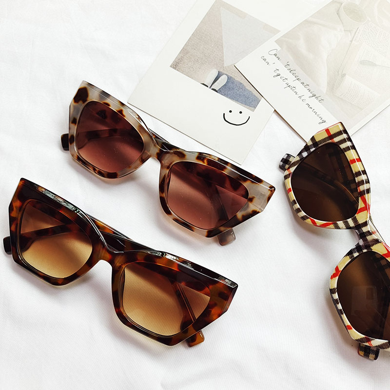 Fashion Color Block Pc Resin Cat Eye Patchwork Full Frame Women's Sunglasses display picture 6
