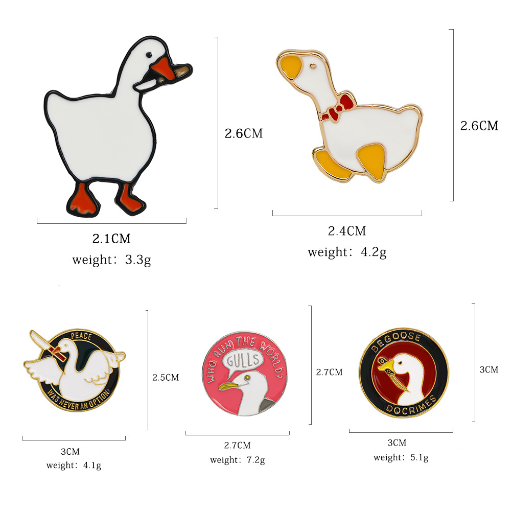 Cute Animal Alloy Metal Enamel Stoving Varnish Plating Unisex Brooches display picture 6