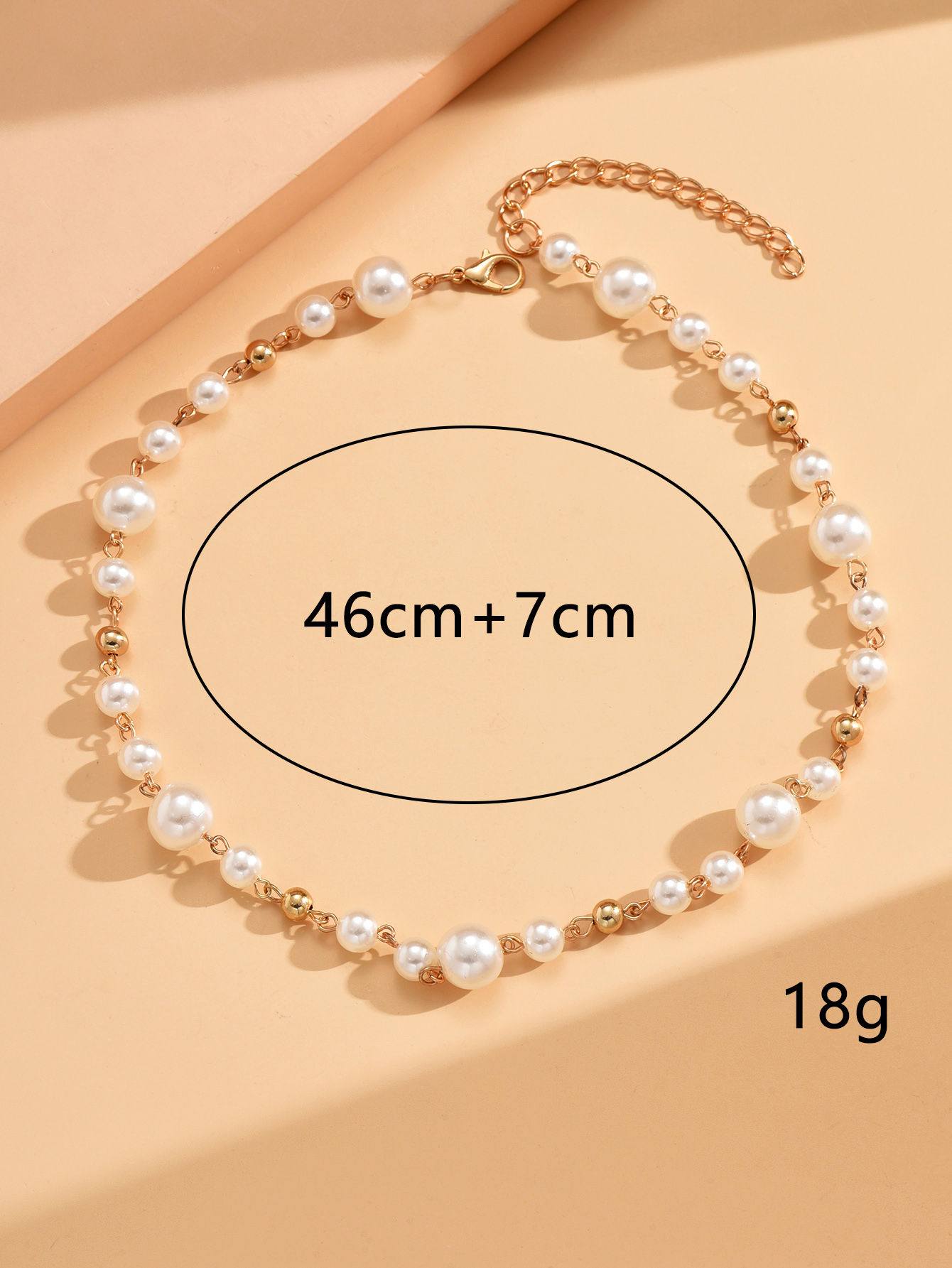 Simple Style Round Alloy Plastic Wholesale Necklace display picture 5