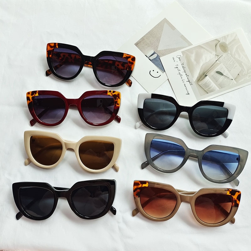 Elegant Fashion Solid Color Pc Cat Eye Full Frame Women's Sunglasses display picture 1