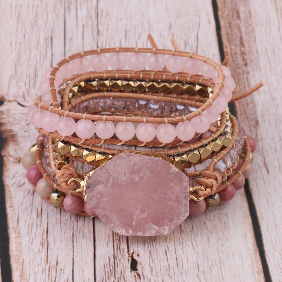 Fashion Color Block Natural Stone Plating Natural Stone Beads Bracelets display picture 3
