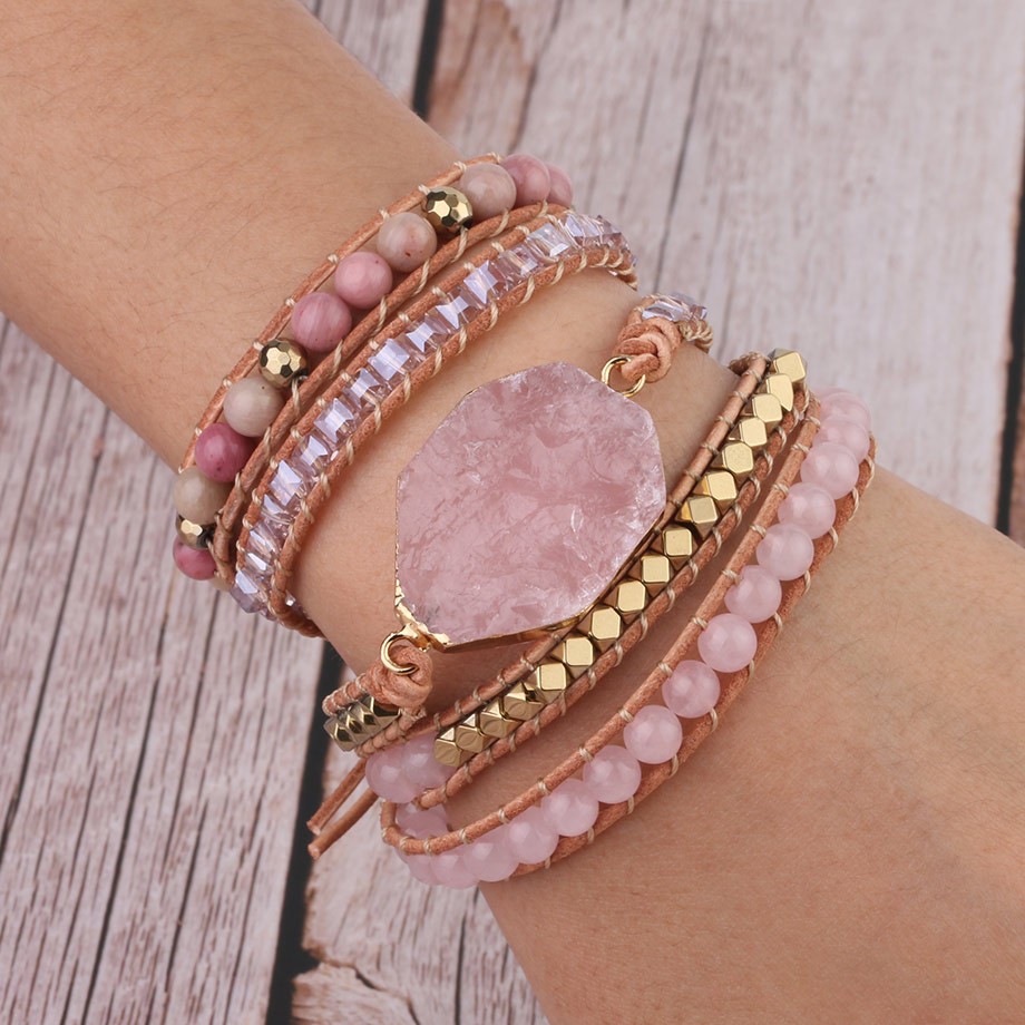 Fashion Color Block Natural Stone Plating Natural Stone Beads Bracelets display picture 4