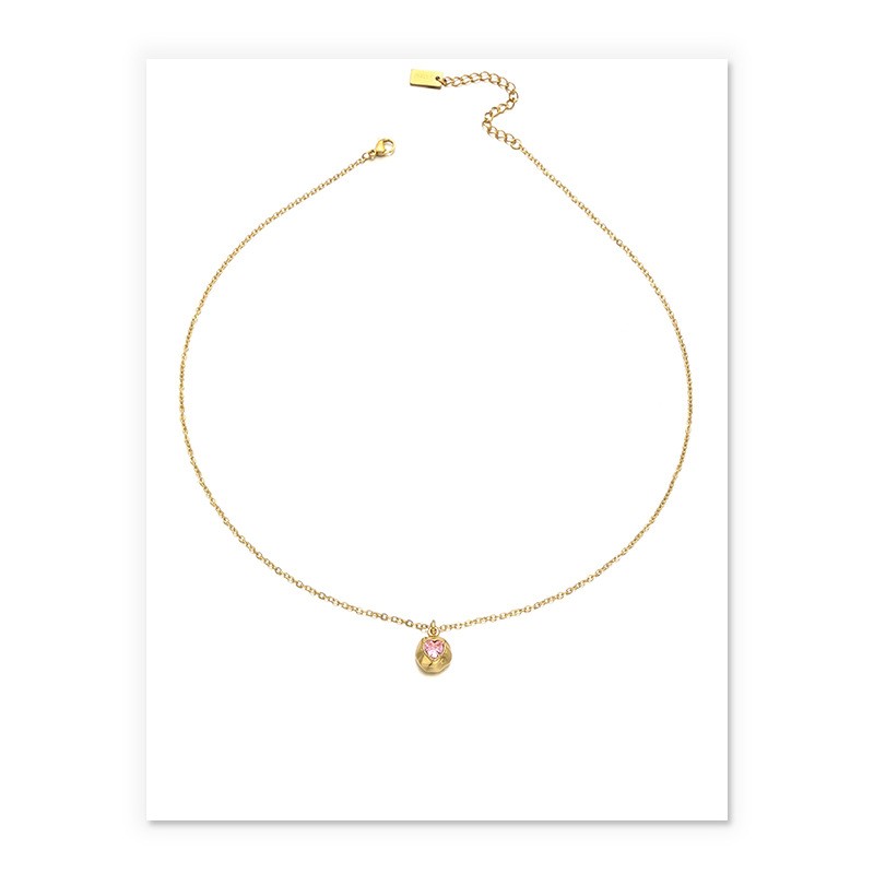 1 Piece Fashion Heart Shape Copper Plating Zircon Pendant Necklace display picture 8