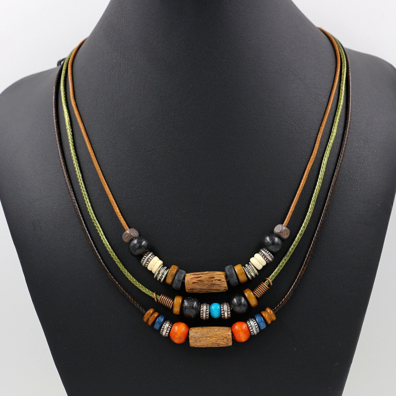1 Piece Fashion Round Alloy Patchwork Unisex Necklace display picture 1
