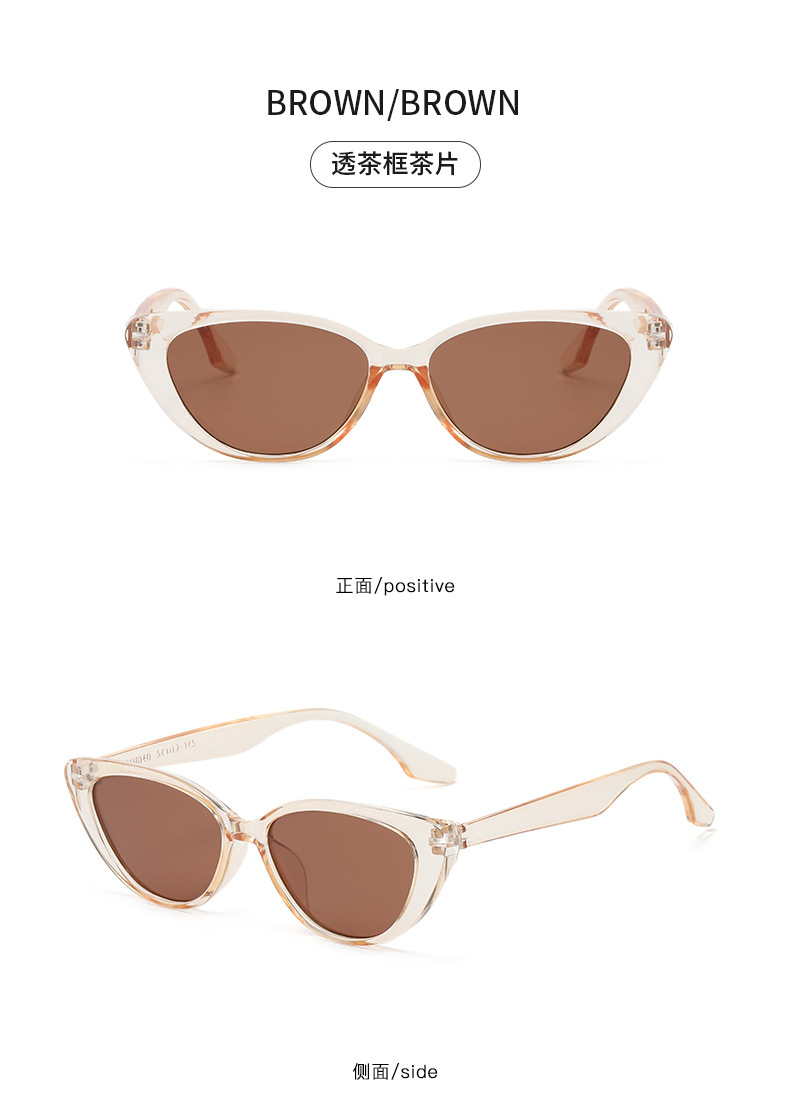 Vintage Style Commute Pc Resin Cat Eye Full Frame Women's Sunglasses display picture 13