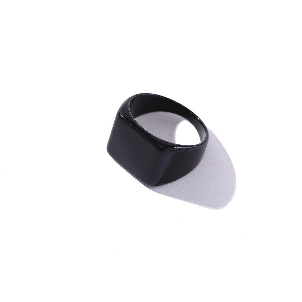 Simple Style Geometric Stainless Steel Men's Rings display picture 1
