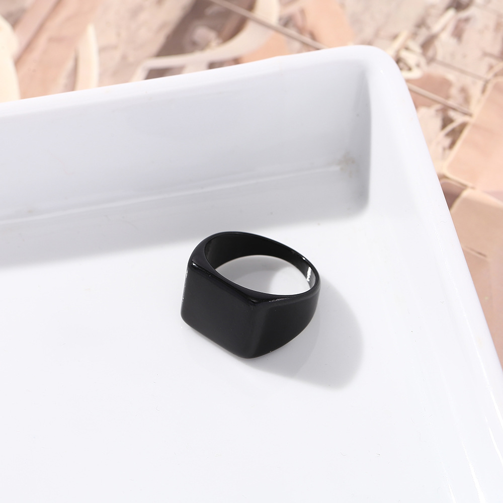 Simple Style Geometric Stainless Steel Men's Rings display picture 3