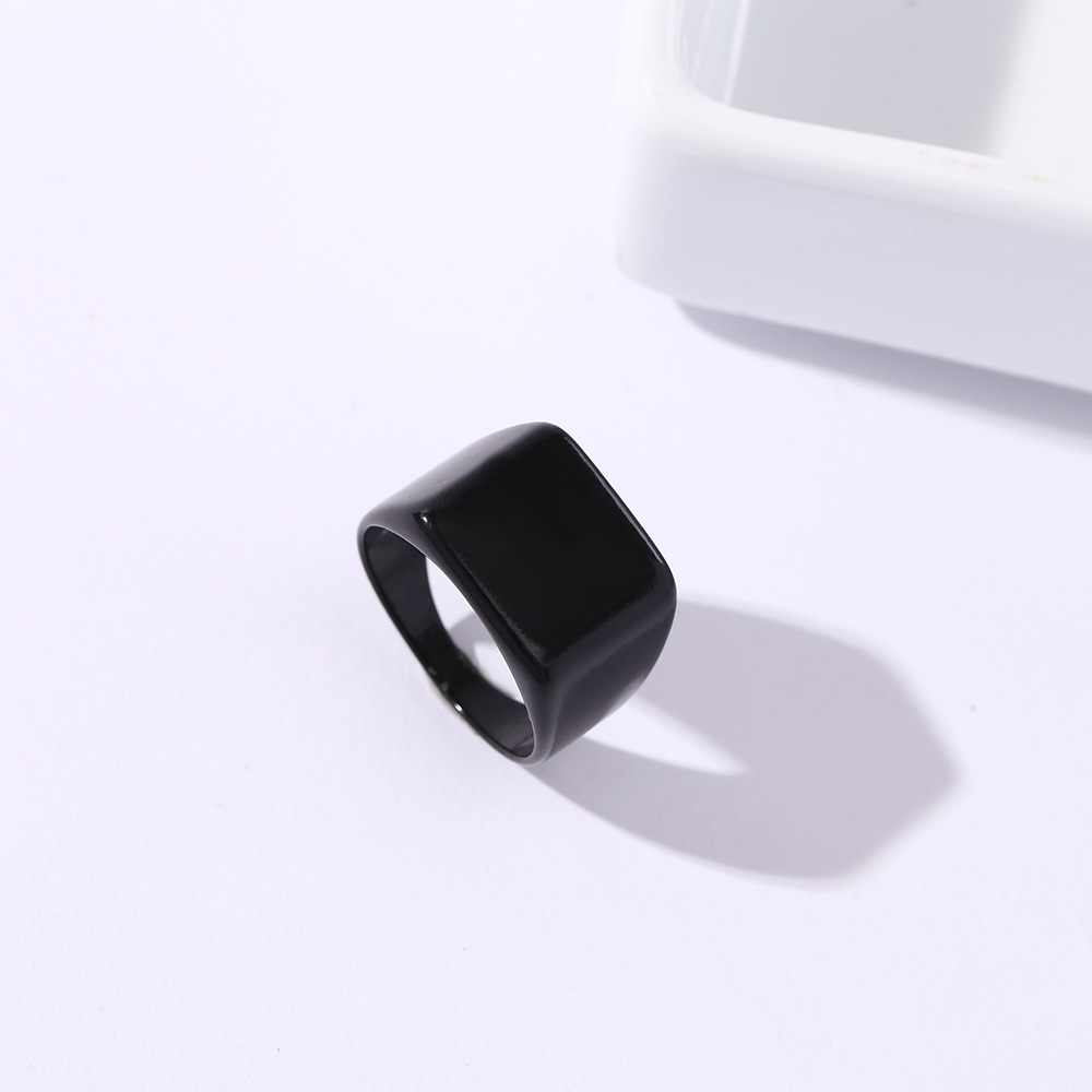 Simple Style Geometric Stainless Steel Men's Rings display picture 2