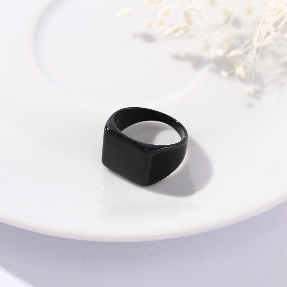 Simple Style Geometric Stainless Steel Men's Rings display picture 4