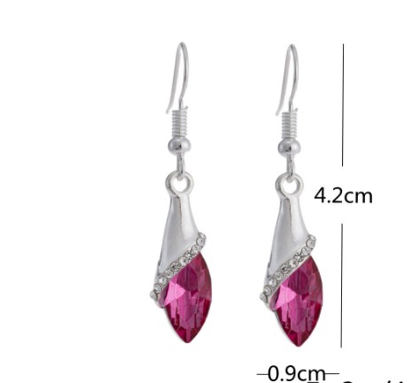 1 Pair Fashion Geometric Alloy Rhinestone Women's Drop Earrings display picture 4