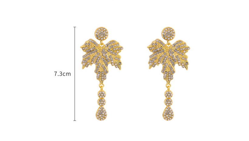 1 Pair Fashion Bow Knot Alloy Copper Inlay Rhinestones Women's Drop Earrings display picture 3