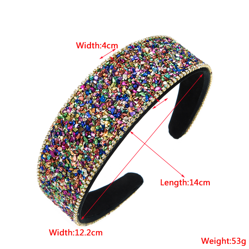 Fashion Colorful Crystal Inlay Crystal Hair Band 1 Piece display picture 1