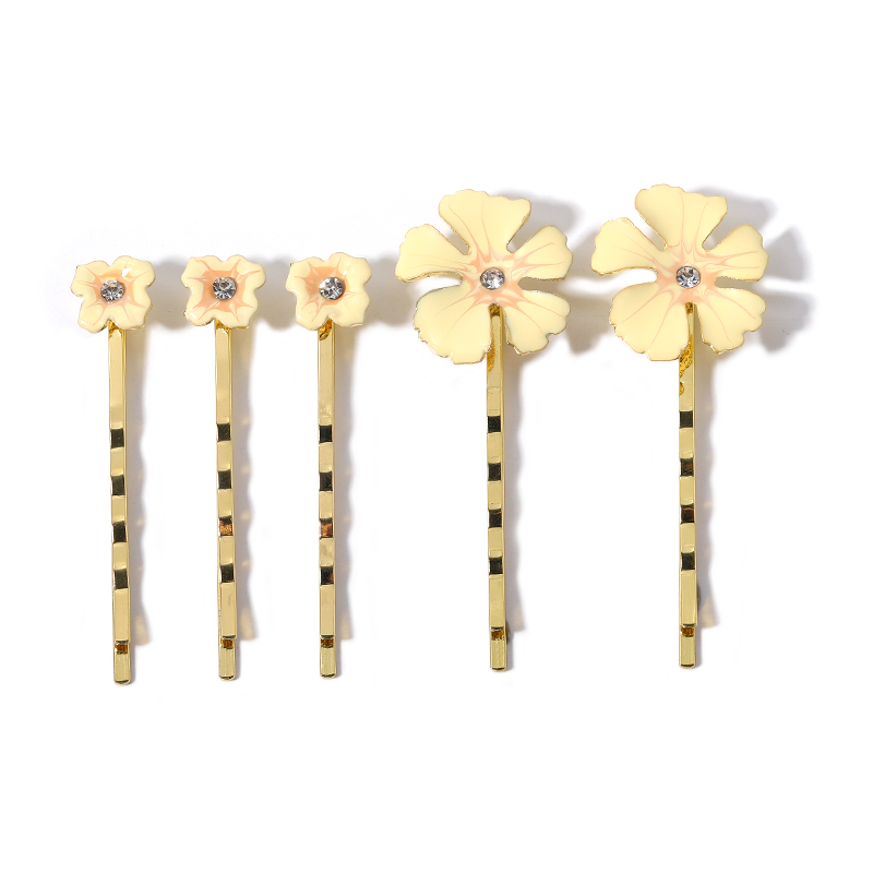 Sweet Flower Alloy Hair Clip display picture 1