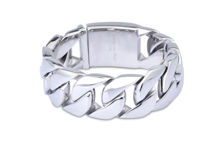 Fashion Geometric Titanium Steel Plating Bracelets 1 Piece display picture 4