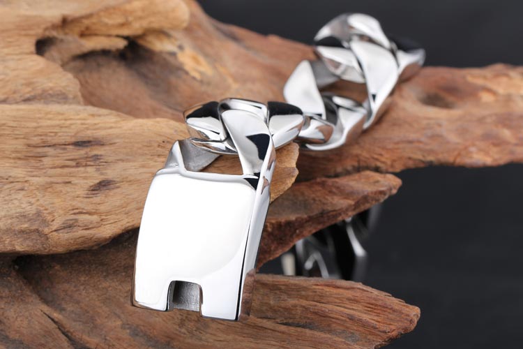 Fashion Geometric Titanium Steel Plating Bracelets 1 Piece display picture 6