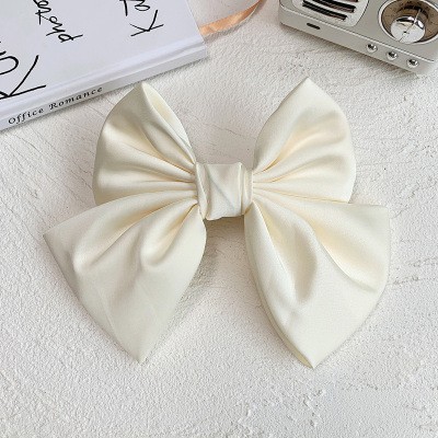 Preppy Style Bow Knot Cloth Hair Clip 1 Piece display picture 4