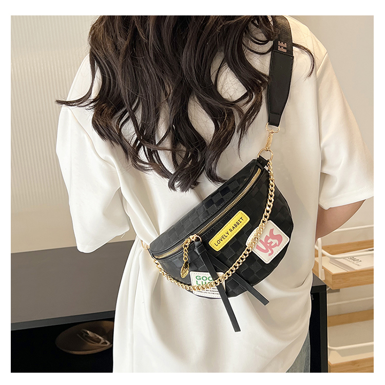 Women's Streetwear Letter Pu Leather Waist Bags display picture 2