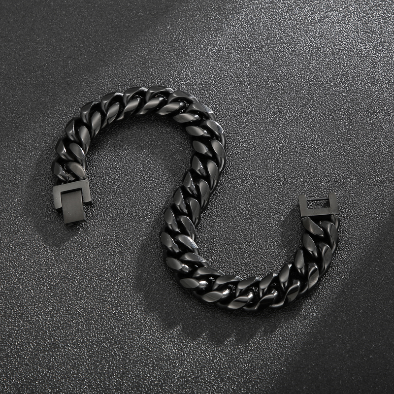 Wholesale Simple Style Solid Color Stainless Steel Bracelets display picture 2