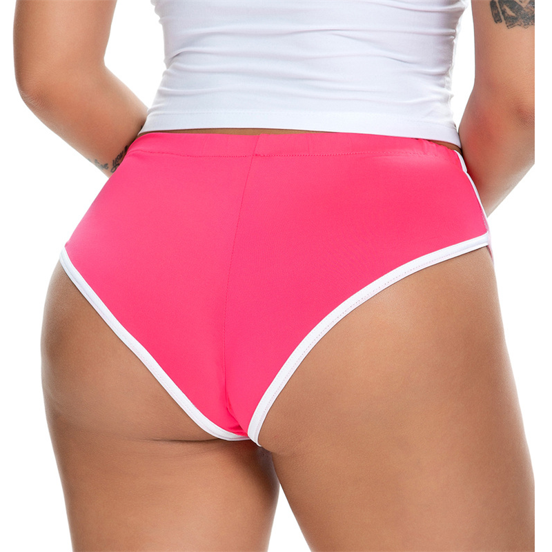 Women's Sexy Color Block Polyester Active Bottoms Shorts display picture 10