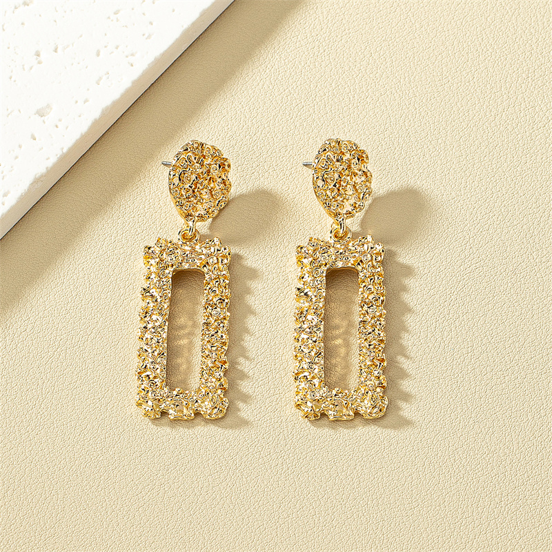 1 Pair Fashion Square Plating Alloy Drop Earrings display picture 1
