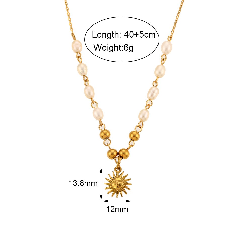 Basic Simple Style Classic Style Geometric Stainless Steel 18k Gold Plated Necklace display picture 2