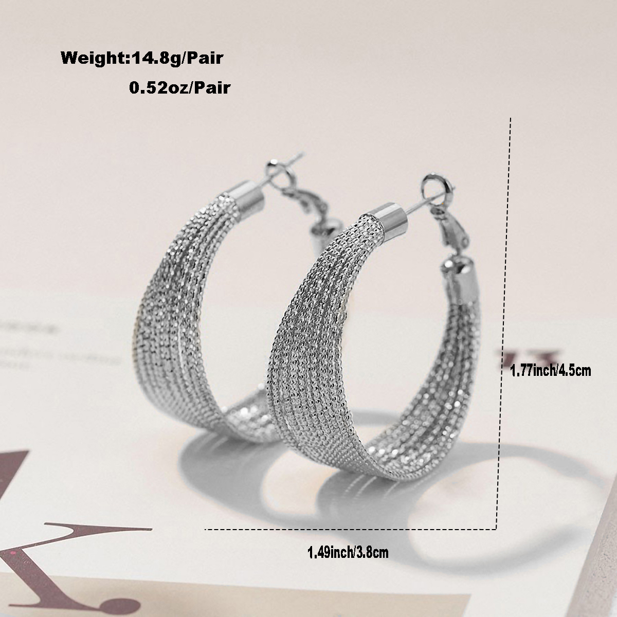 1 Pair Vintage Style Circle Titanium Steel Plating 18k Gold Plated Hoop Earrings display picture 1