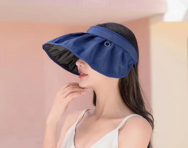 Women's Simple Style Solid Color Big Eaves Sun Hat display picture 3